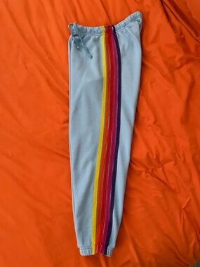 Aviator Nation 5 stripe sweatpants size S